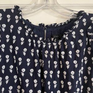 J. Crew Floral Midi Dress